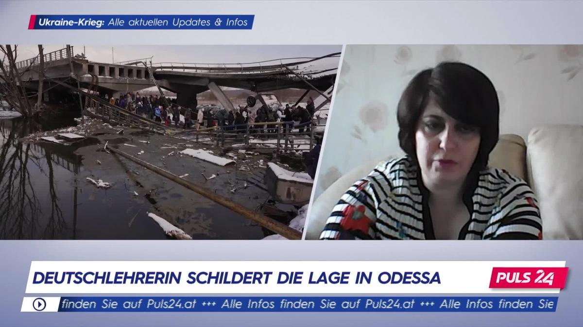 Journalistin aus Odessa Sehe in den Gesichtern ein Strahlen PULS 24