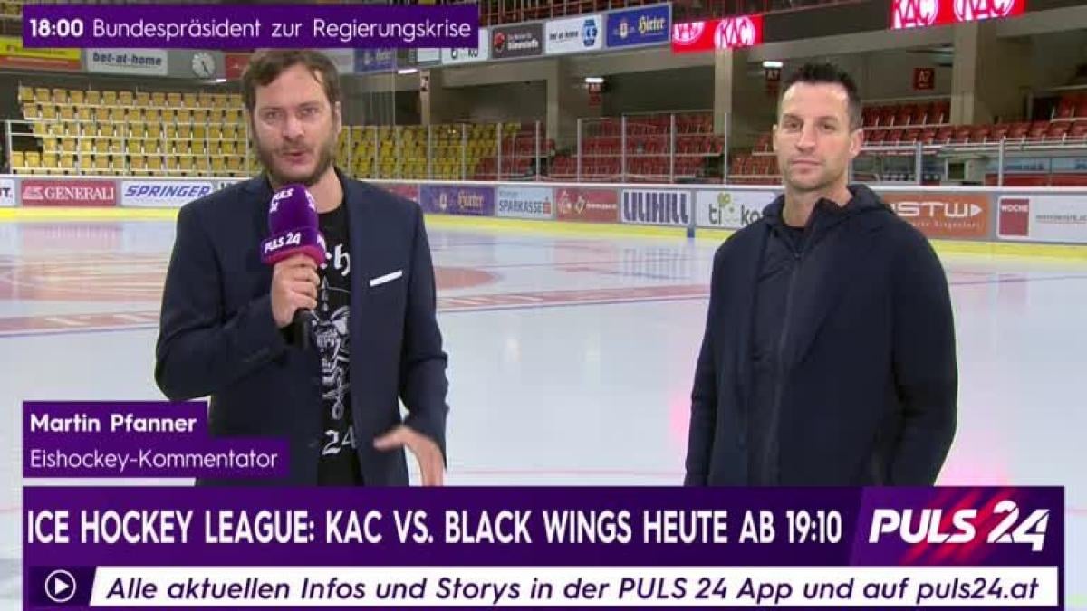 KAC-Black Wings Linz heute live auf PULS 24 PULS 24