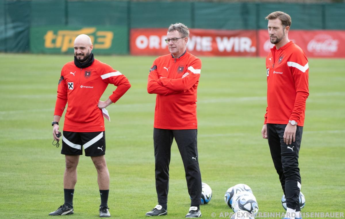 Rangnick is Onur Cinel’s assistant, the new coach of FC Liefering