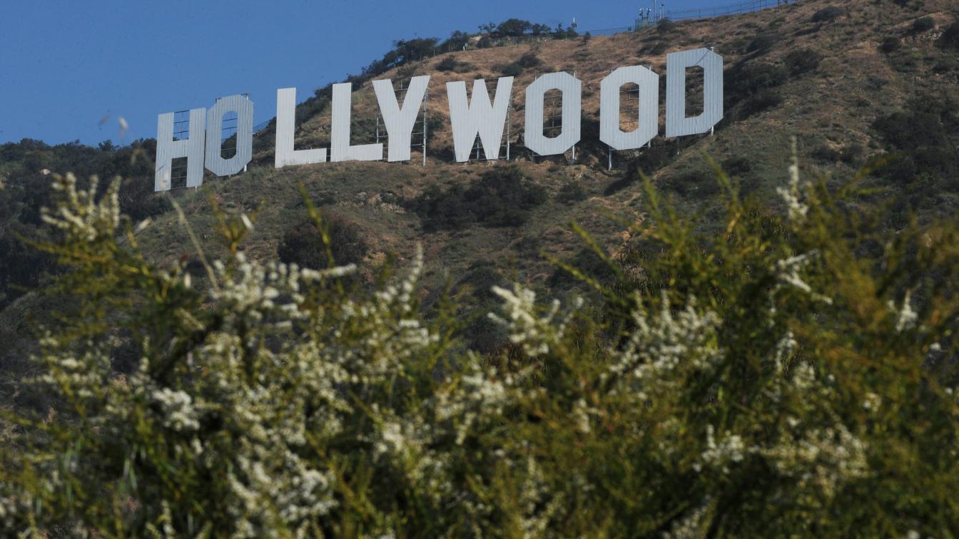 Hollywood Sign Wahrzeichen Schriftzug
