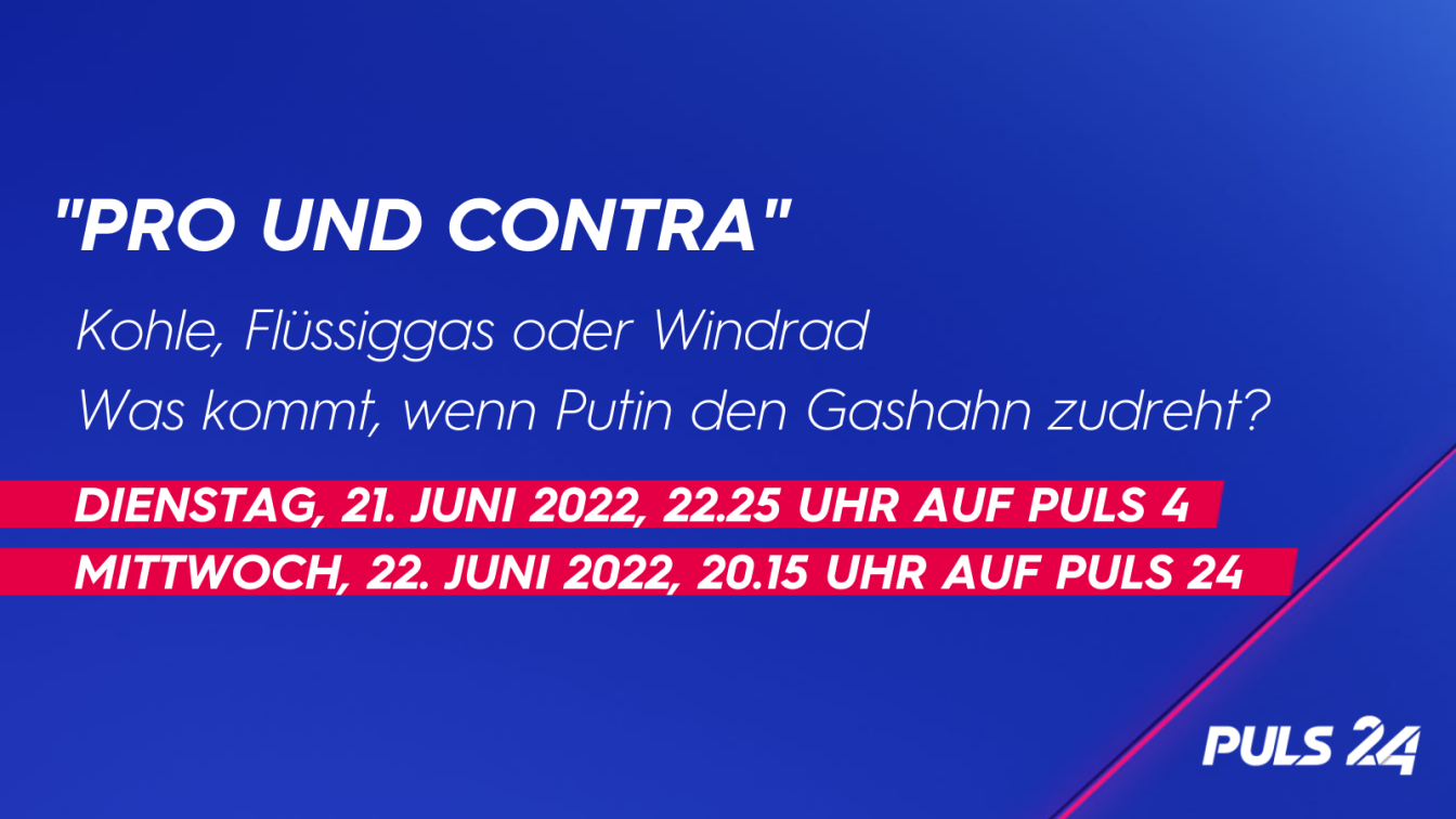 Pro und Contra 21.6.2022 Kohle, Flüssiggas oder Windrad – Was kommt, wenn Putin den Gashahn zudreht?