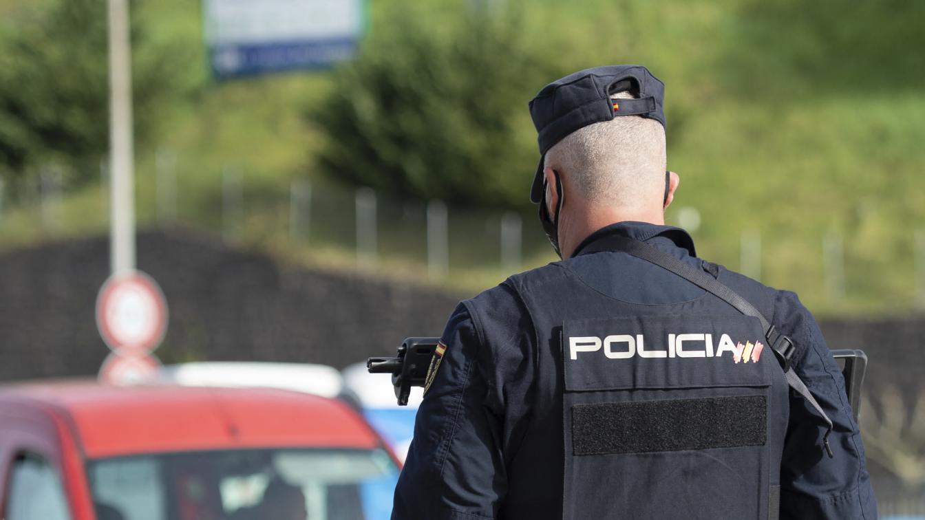 Polizei Polizist Spanien Spanish Police Spain