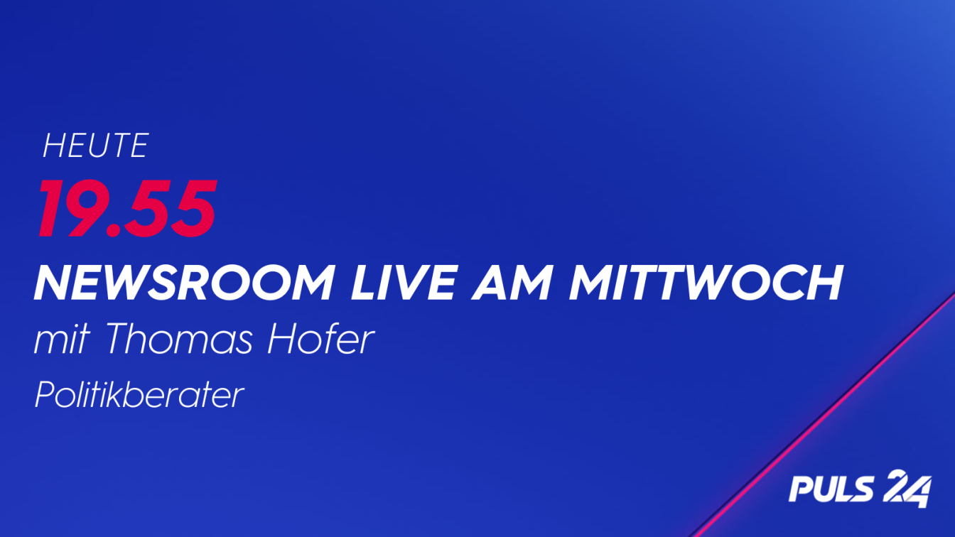 Newsroom LIVE am Mittwoch mit Thomas Hofer