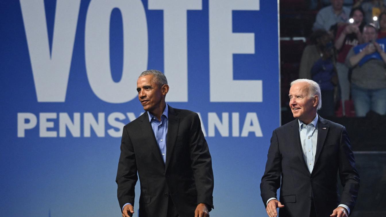Barack Obama und Joe Biden im Wahlkampf vor den Midterms