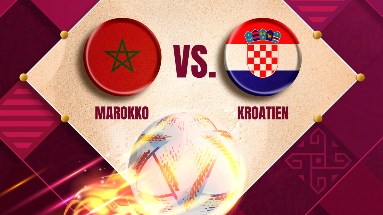 Marokko gegen Kroatien