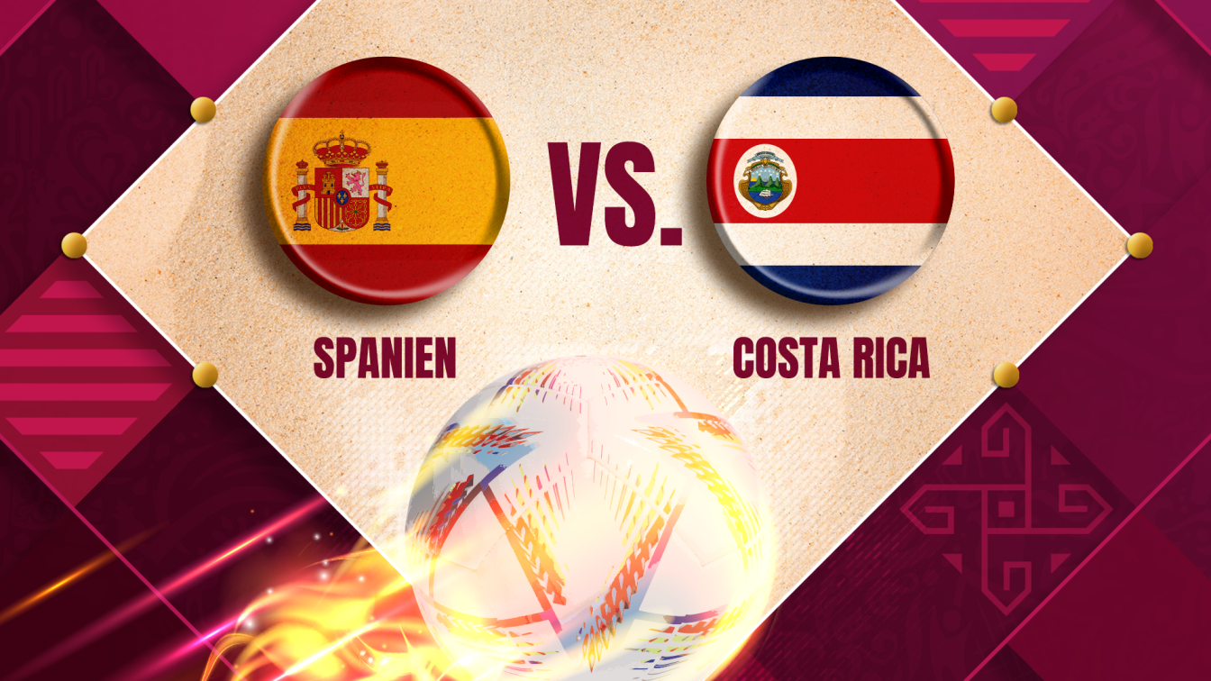 Spanien gegen Costa Rica