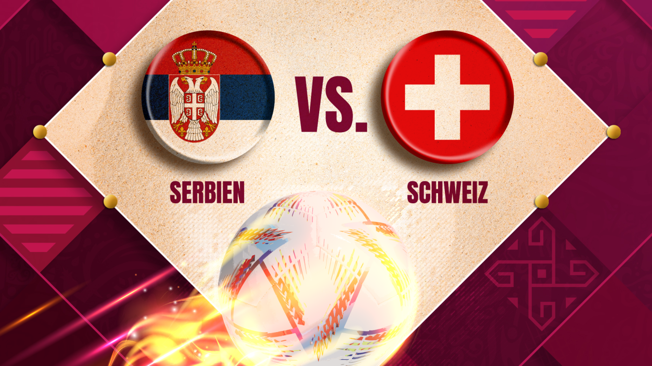 Serbien gegen Schweiz