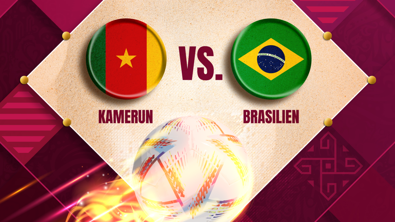 Kamerun gegen Brasilien