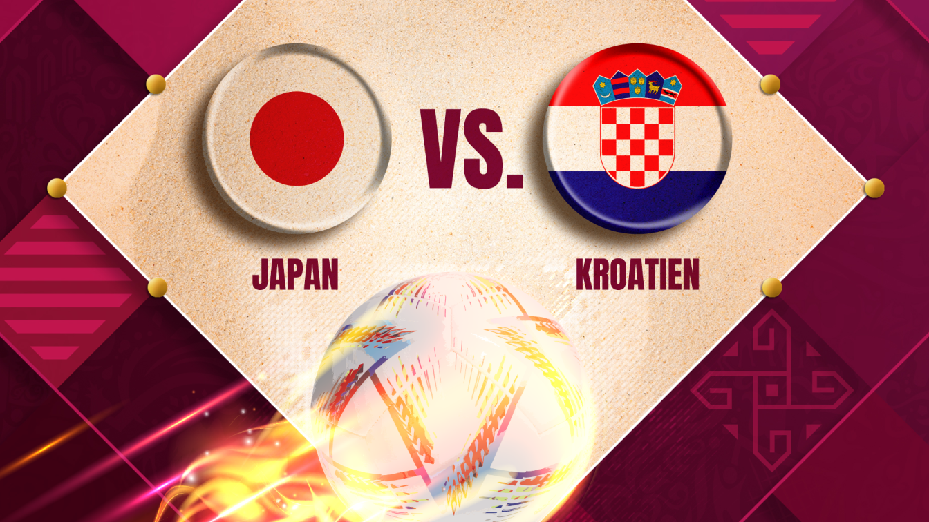 Das WM-Achtelfinal-Match zwischen Japan und Kroatien