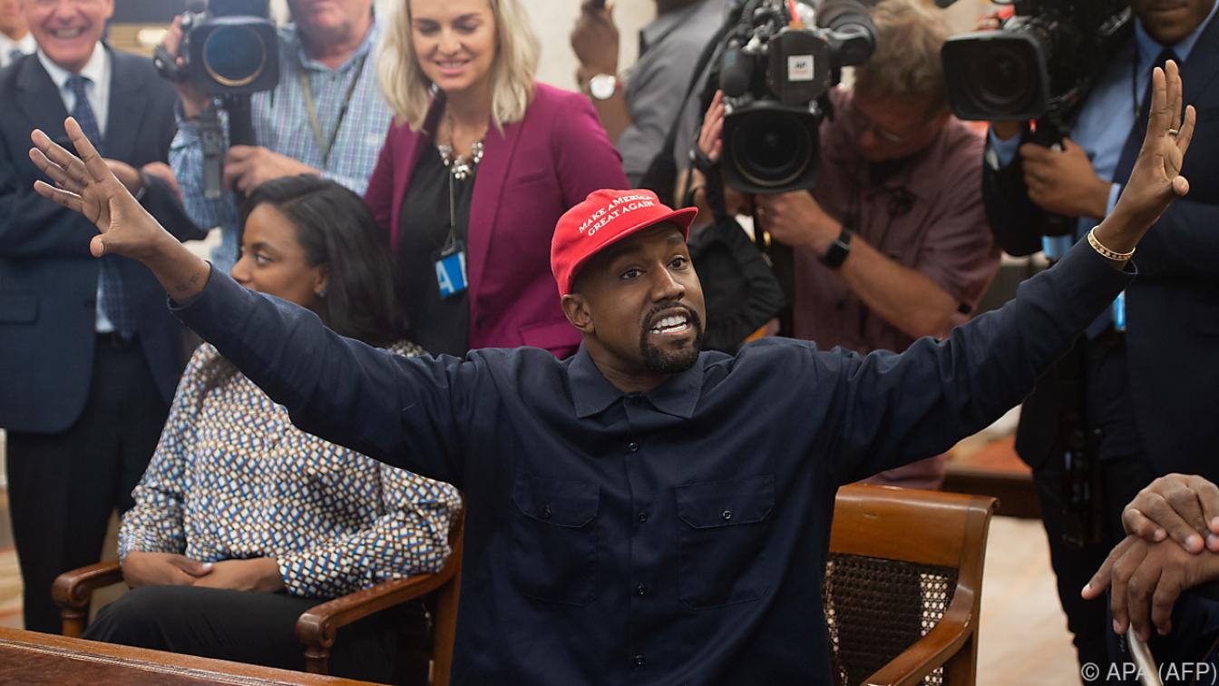 Kanye West bei seinem Besuch bei Donald Trump