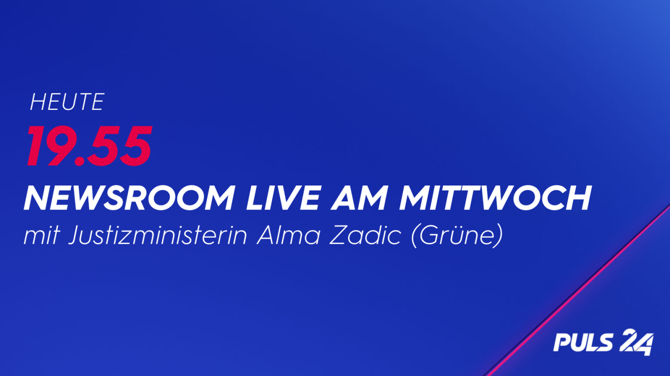 Newsroom LIVE am Mittwoch mit Justizministerin Alma Zadic (Grüne)