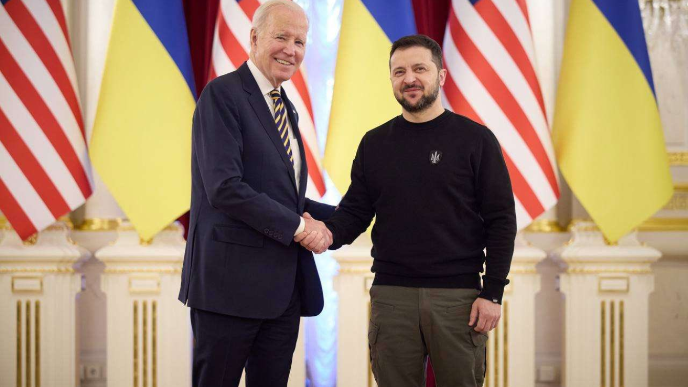 US-Präsident Joe Biden und der ukrainische Präsident Wolodymyr Selenskyj