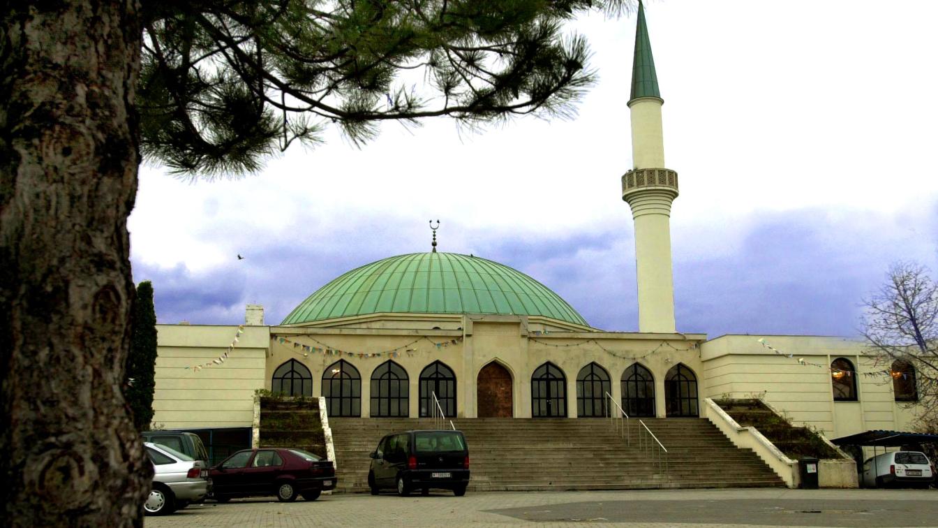 Moschee auf der Donauinsel in Wien-Floridsdorf