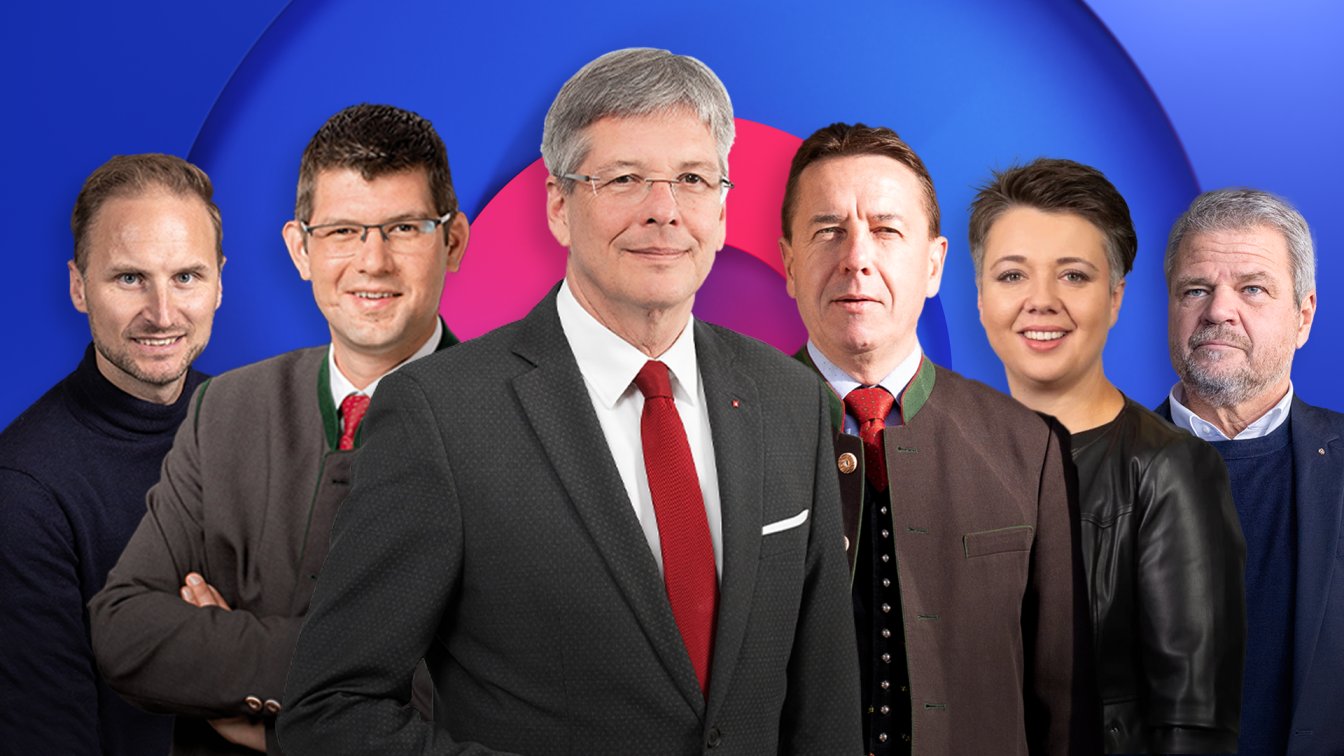 Kärnten Wahl: Spitzenkandidaten 2023