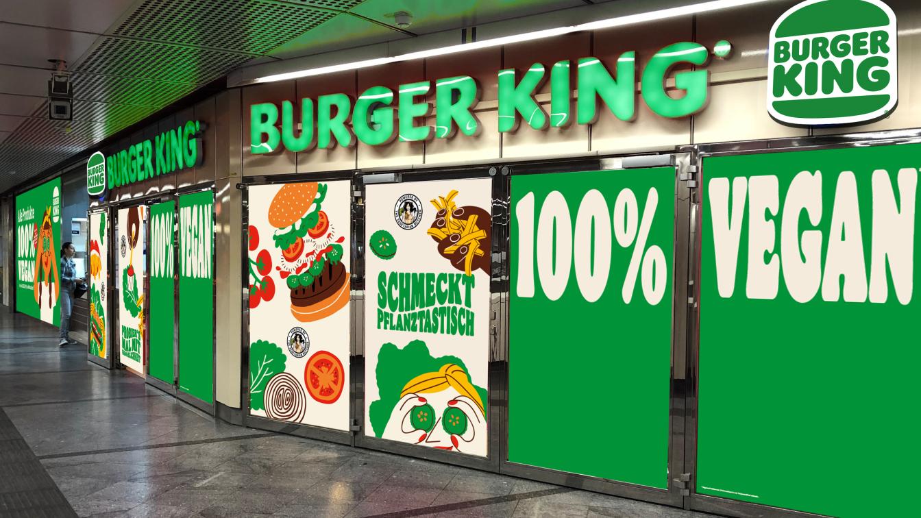 Vegane Burger King Filiale