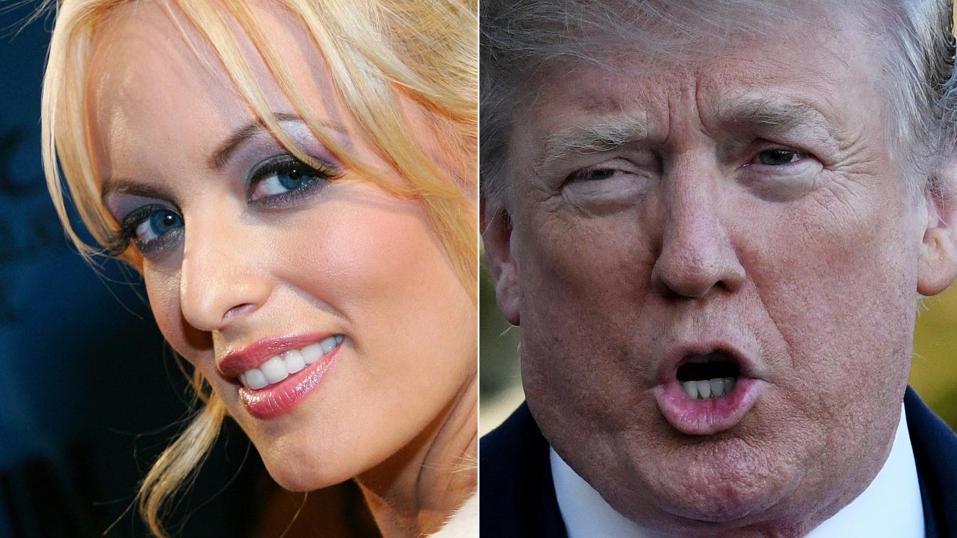 Pornodarstellerin Stormy Daniels und Ex-US-Präsident Donald Trump