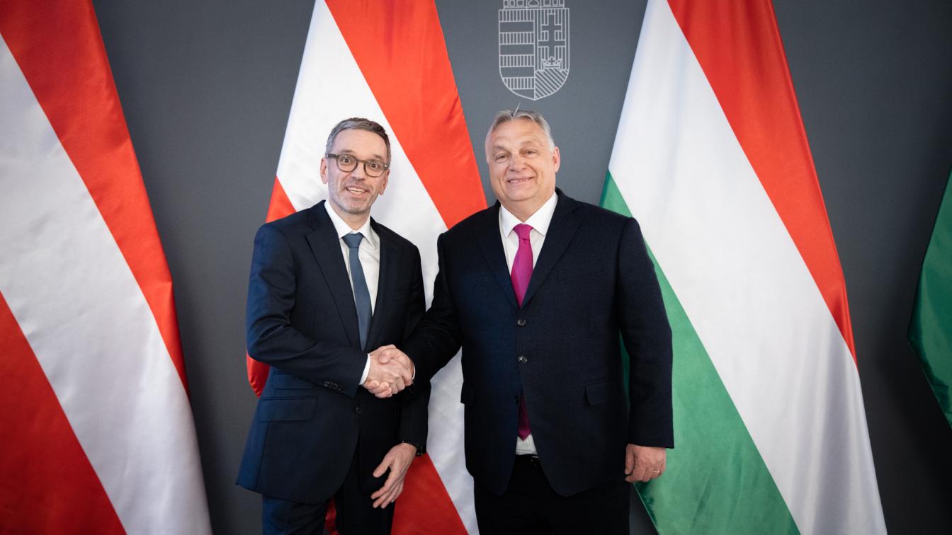 FPÖ-Bundesparteiobmann Herbert Kickl hat am Anfang März 2023 Viktor Orbán in Budapest getroffen.
