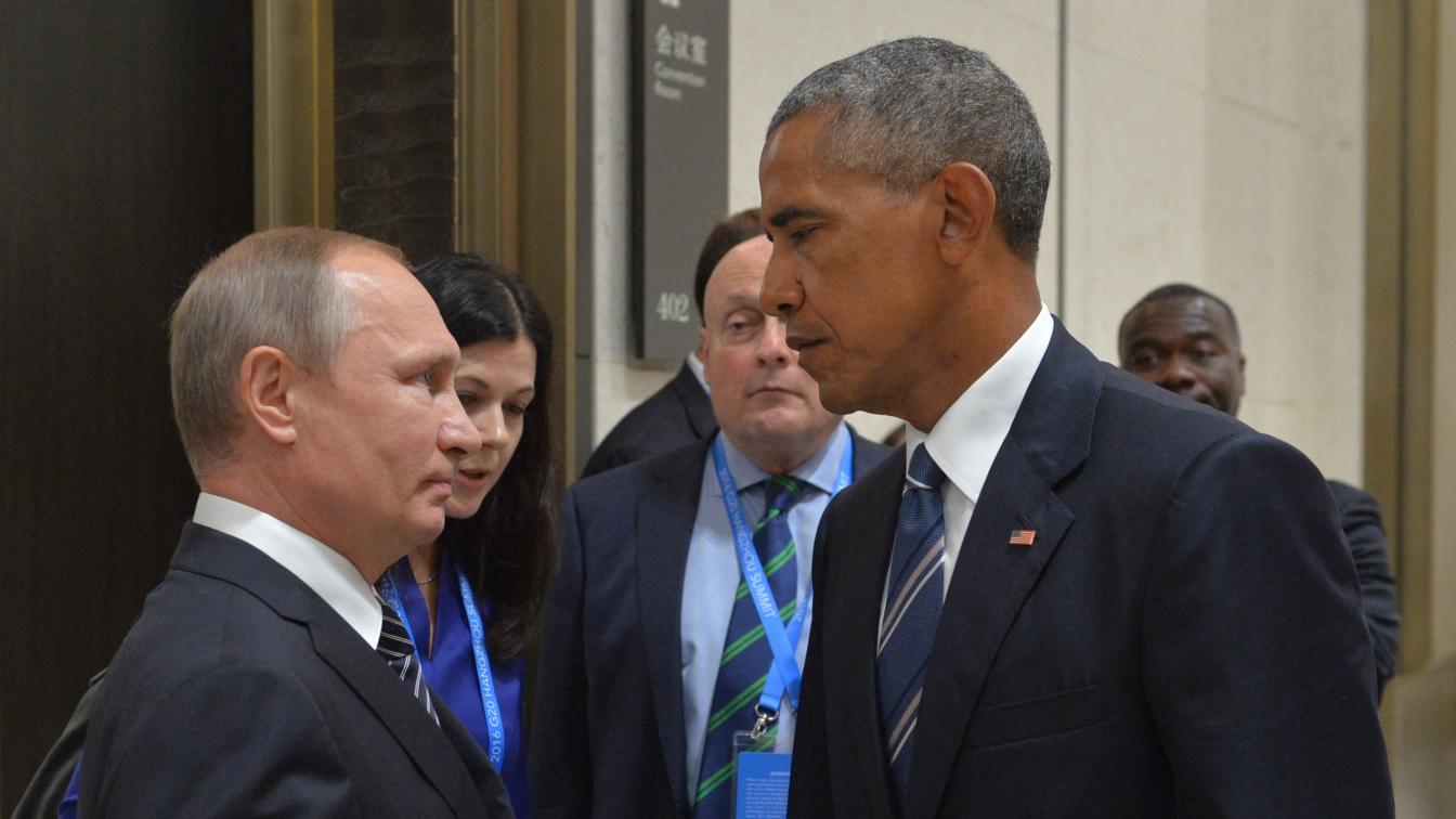 Russlands Präsident Wladimir Putin und Ex-US-Präsident Barack Obama
