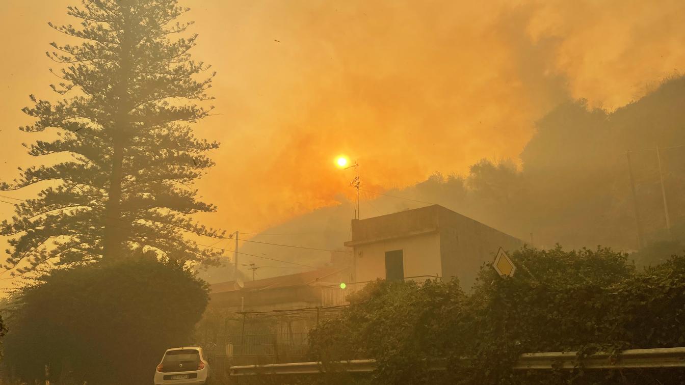 Brände auf Sizilien