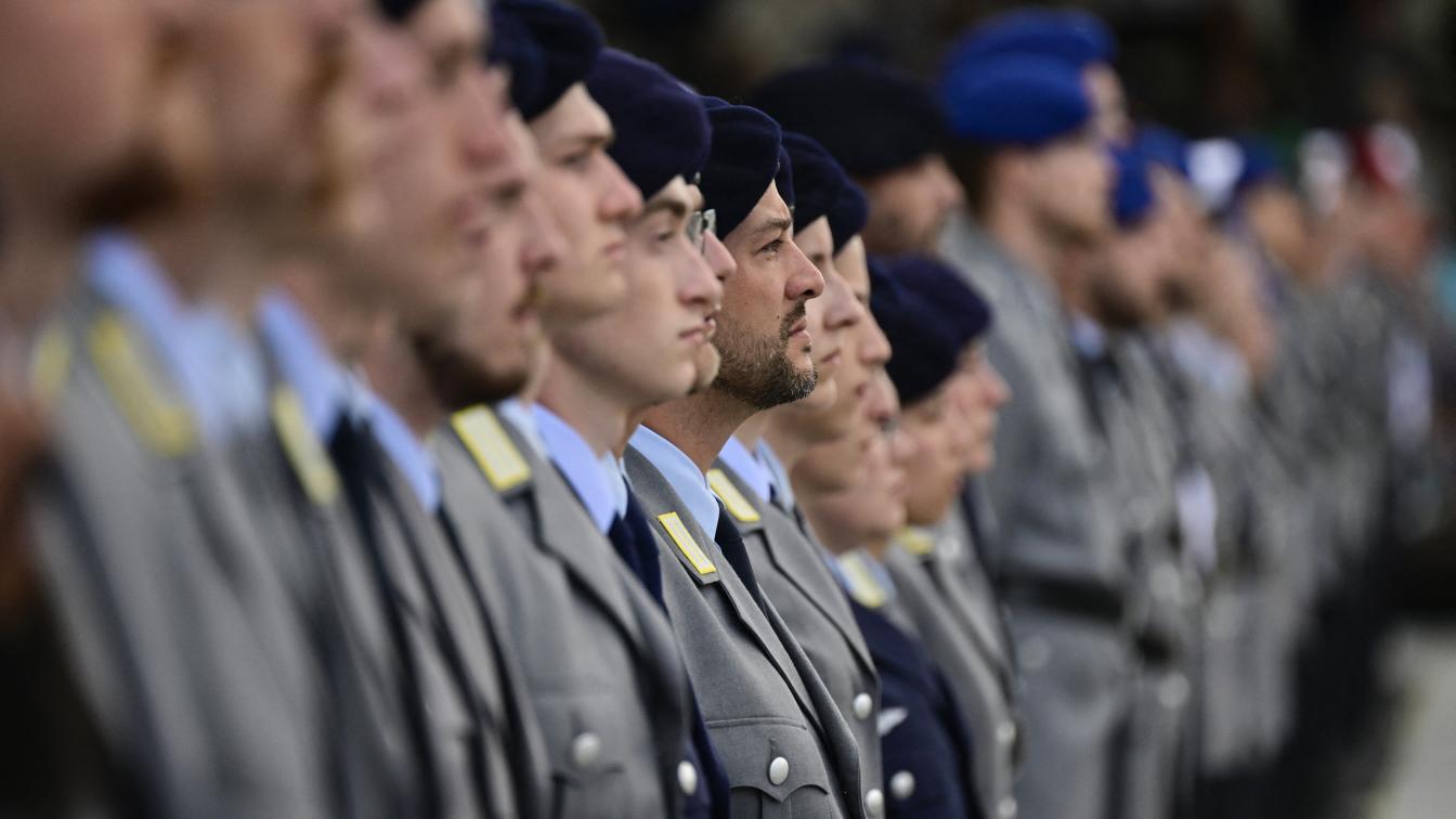 Bundeswehr Angelobung im Verteidigungsministerium