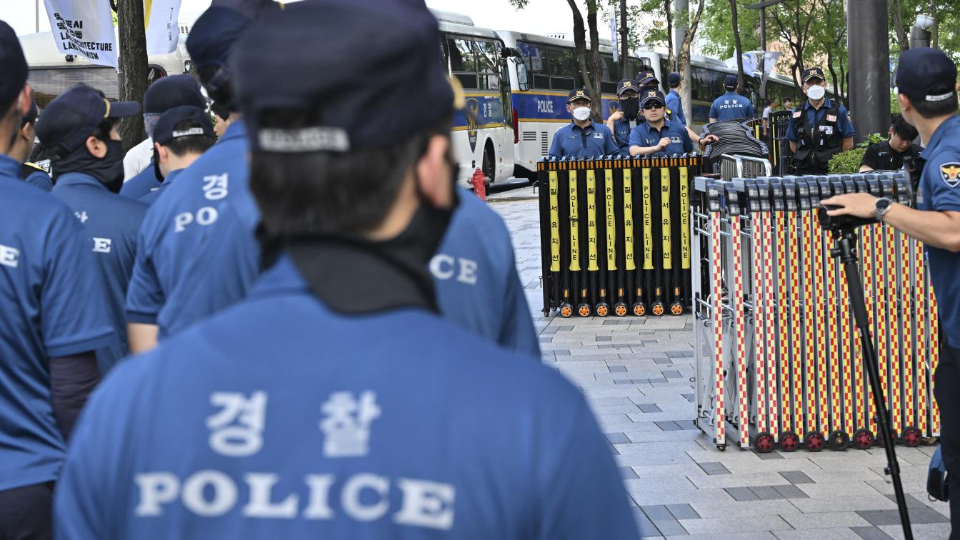 Südkorea Polizei