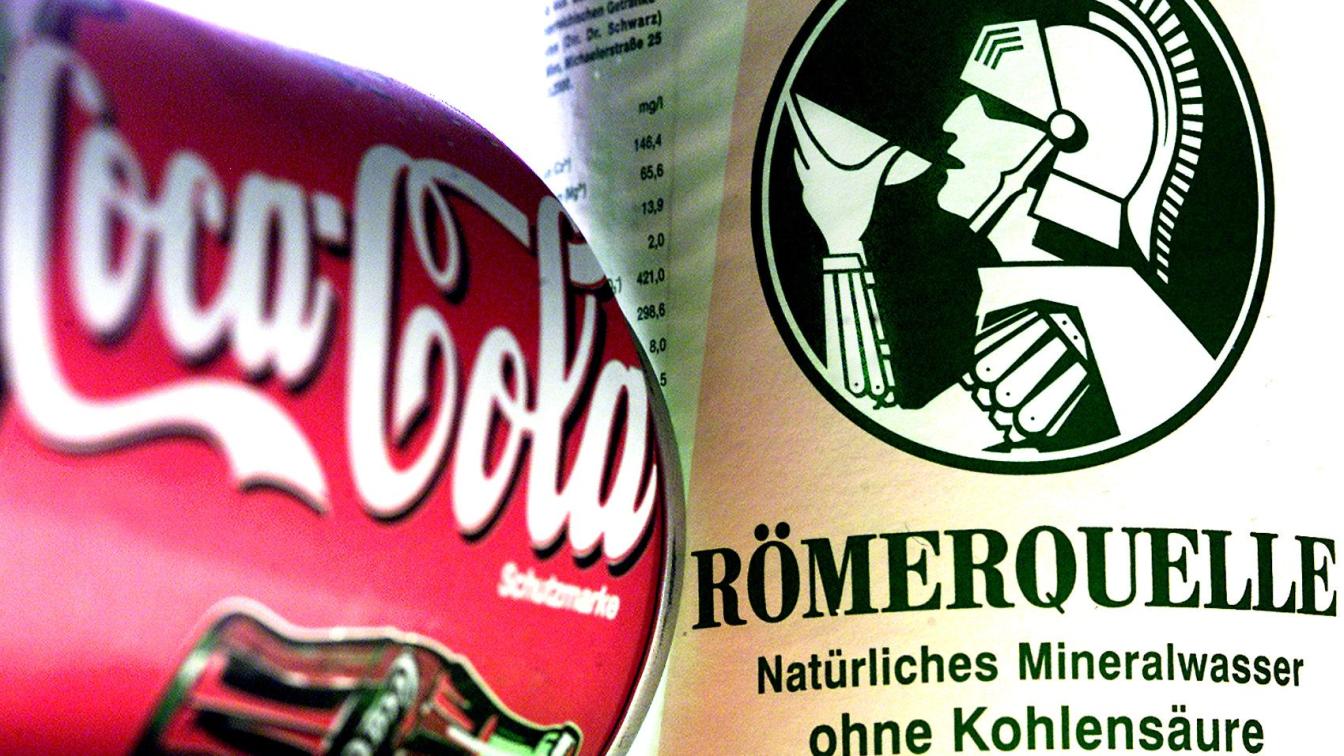 Römerquelle und Coca Cola
