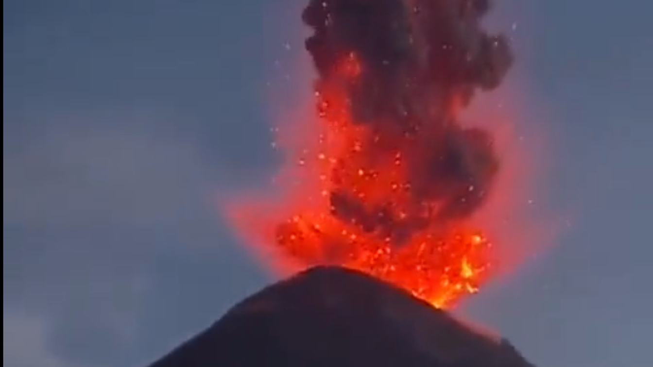 Vulkaneruption Ätna