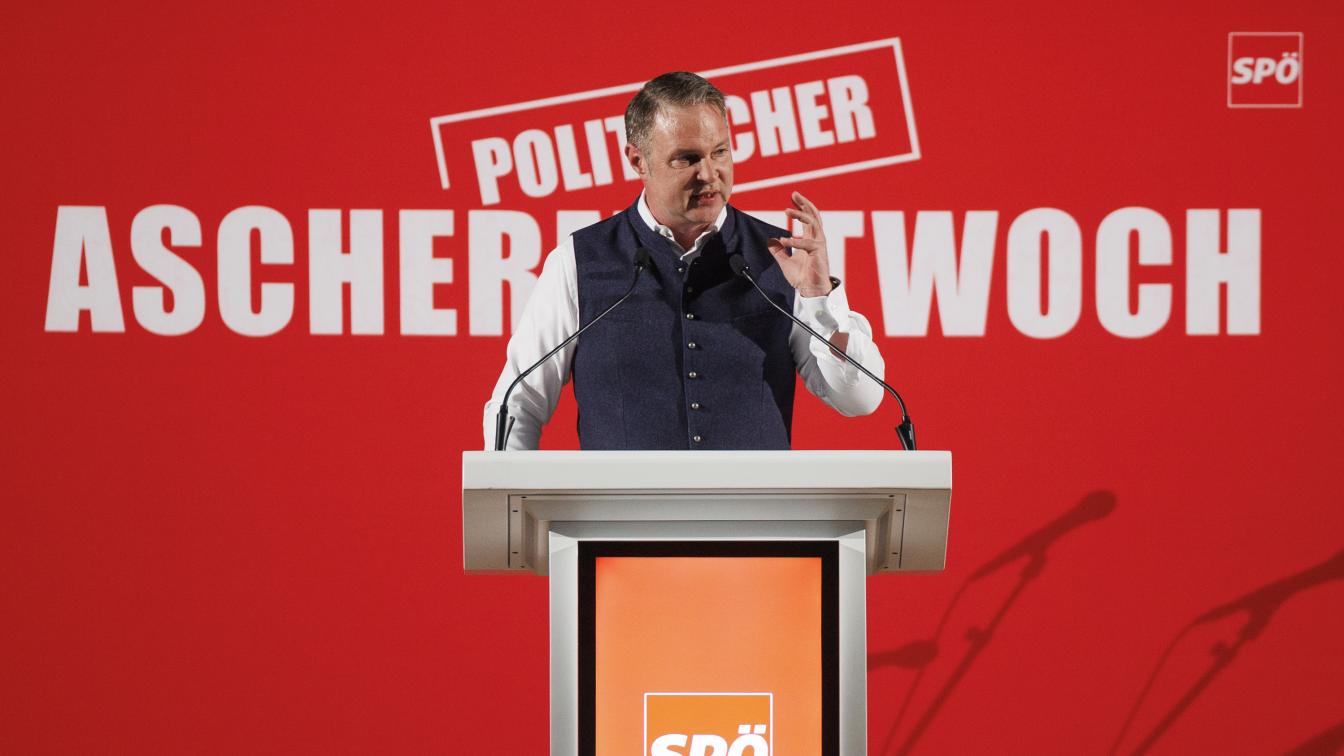 SPÖ - politischer Aschermittwoch: Andreas Babler