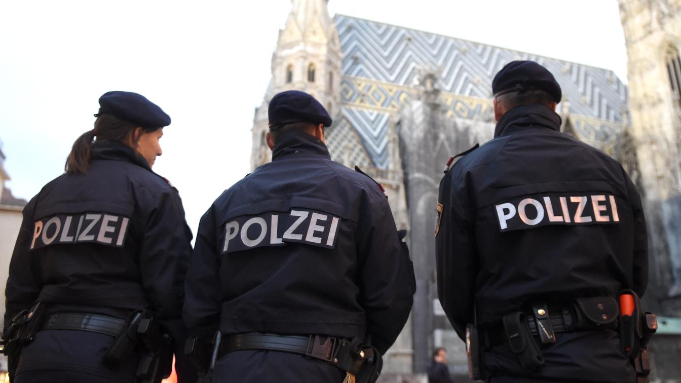 Polizei am Wiener Stephansplatz