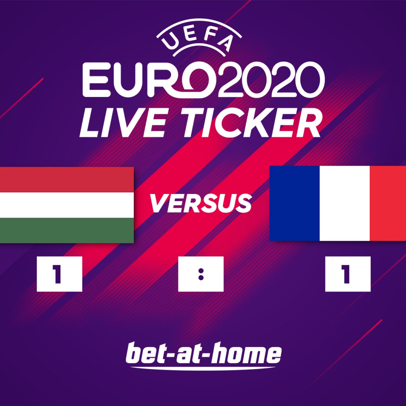 EURO 2020: Ungarn - Frankreich 1:1