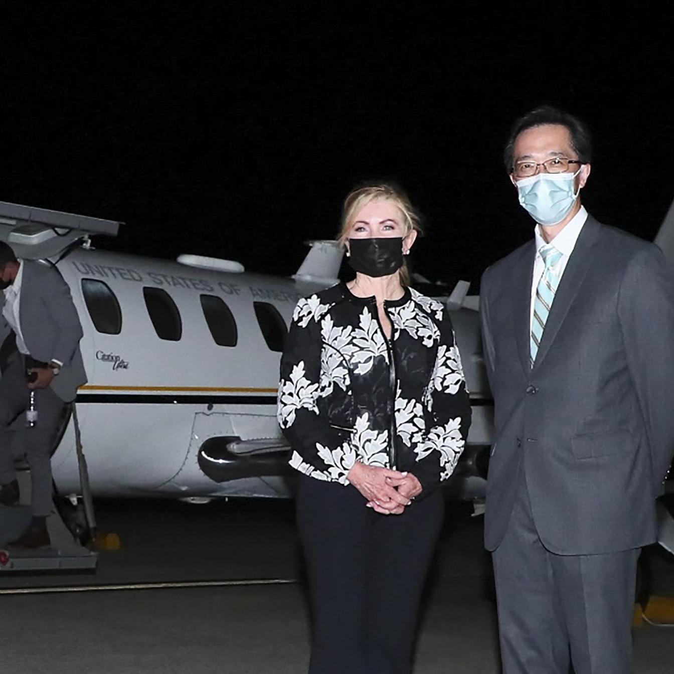 US-Senatorin Marsha Blackburn bei der Ankunft in Taiwan