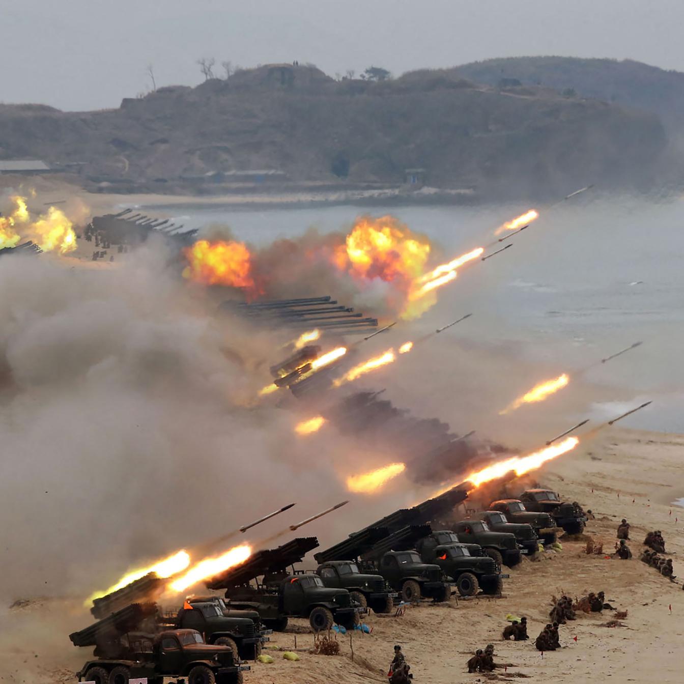 Nordkorea schießt Raketen ab