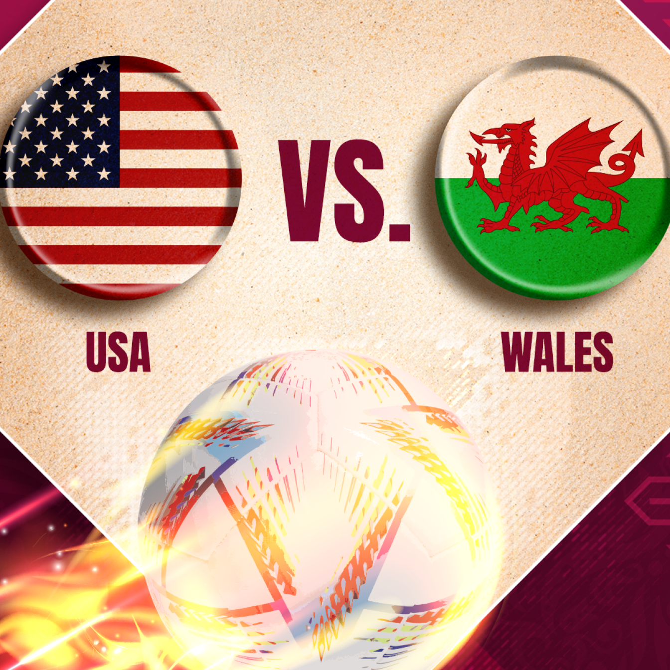 Das WM-Match zwischen USA und Wales im Liveticker auf PULS 24.