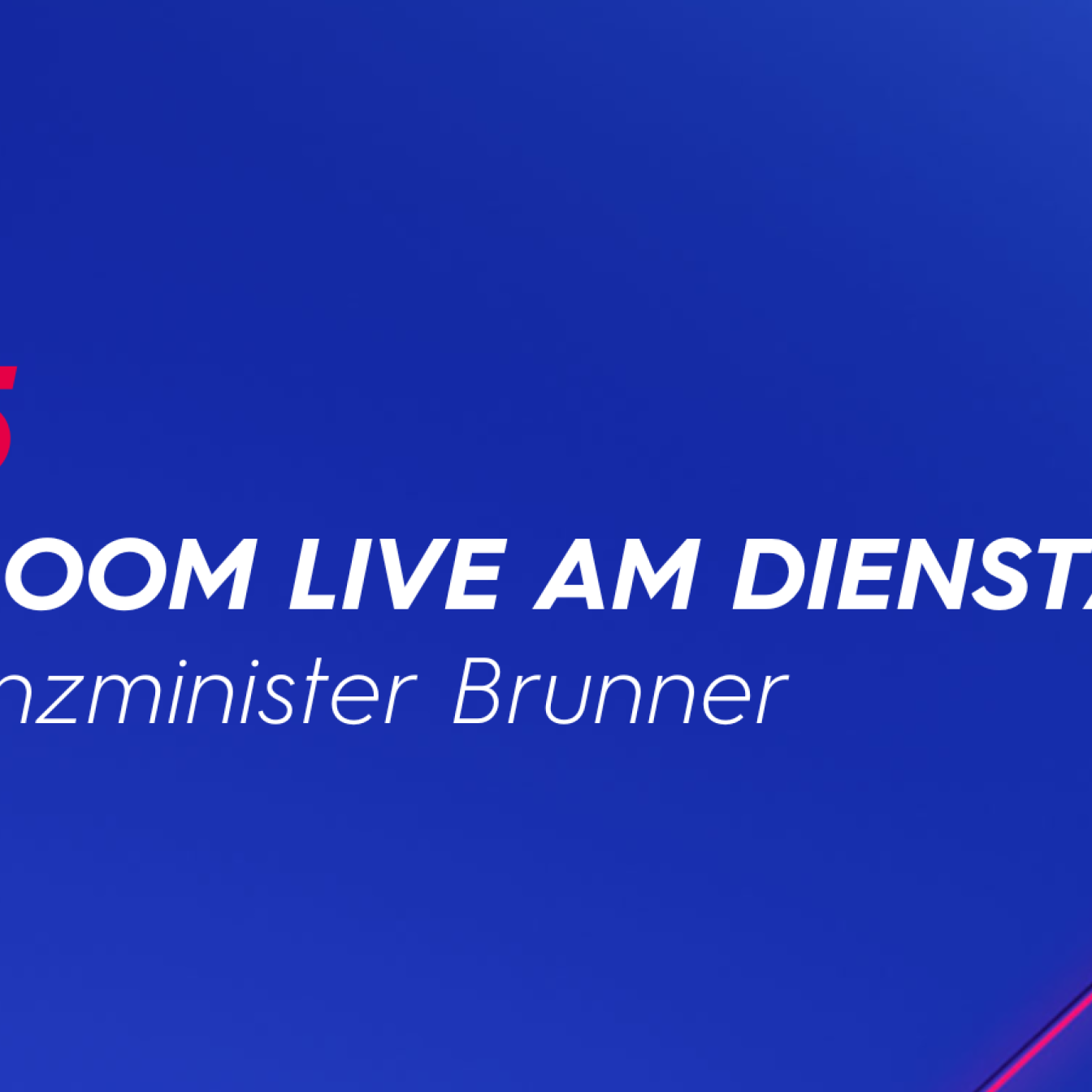 Am Dienstag ist Finanzminister Magnus Brunner im Newsroom LIVE zu Gast.