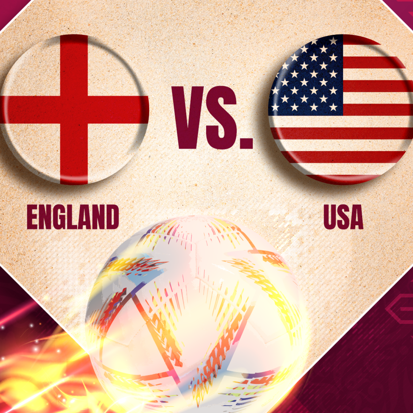 England gegen die USA