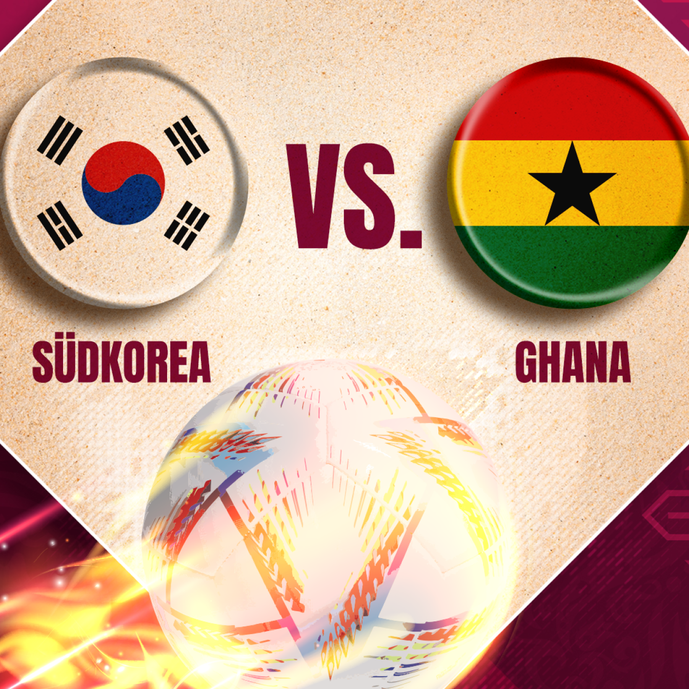 Südkorea gegen Ghana
