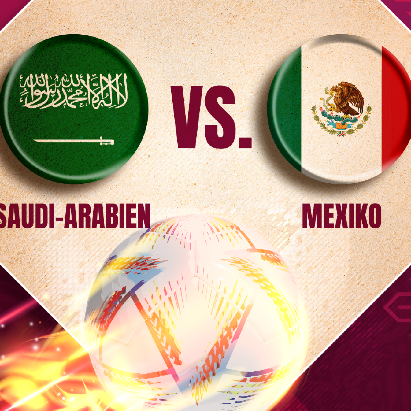 Saudi-Arabien gegen Mexiko