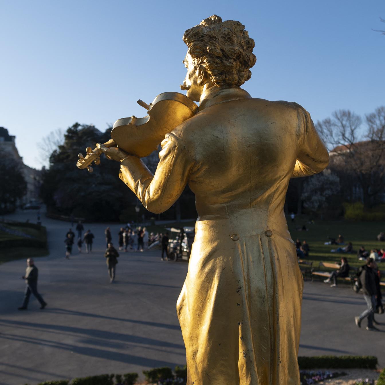 Johann-Strauss-Statue im Wiener Stadtpark