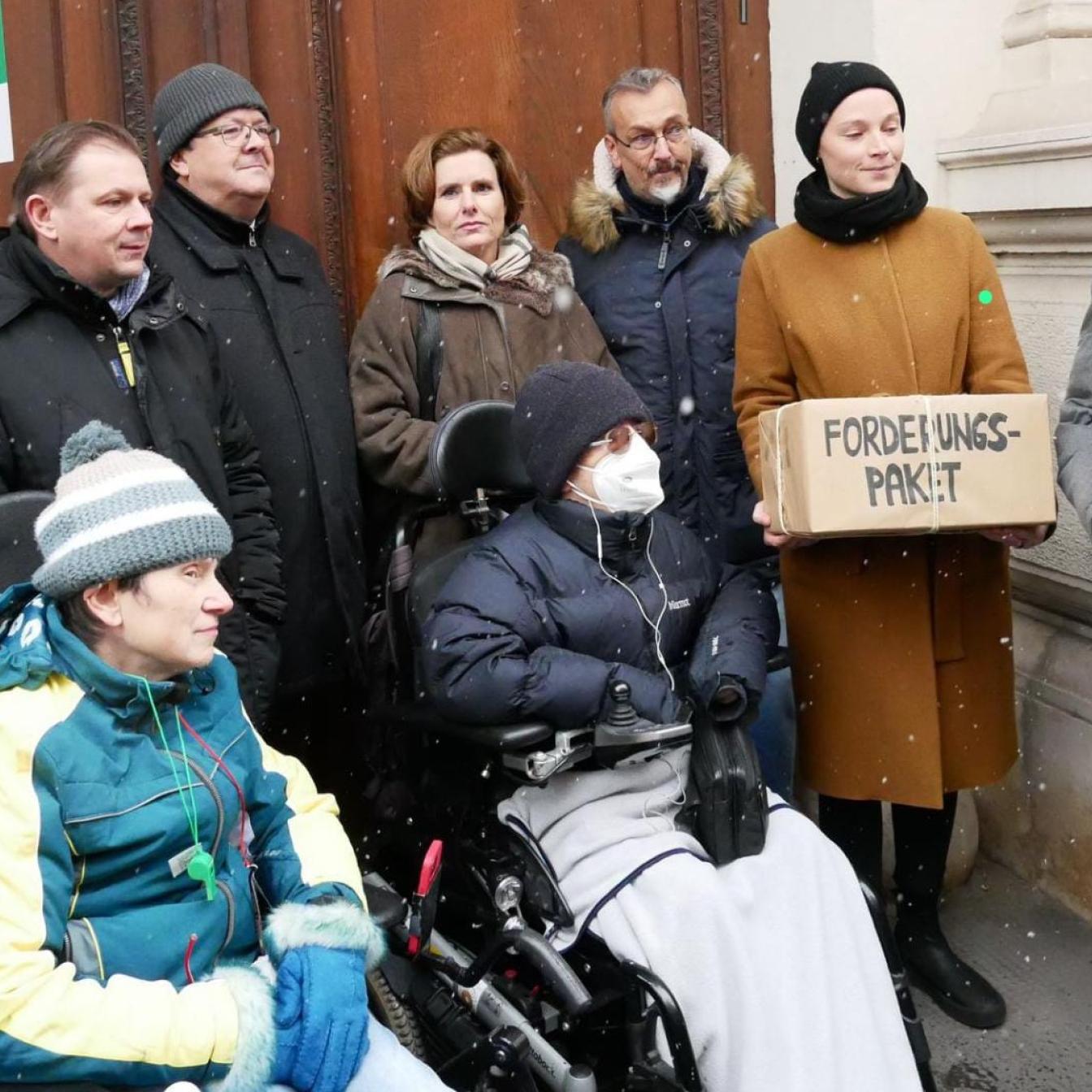 Übergabe Behindertenrat Forderungspaket 2022
