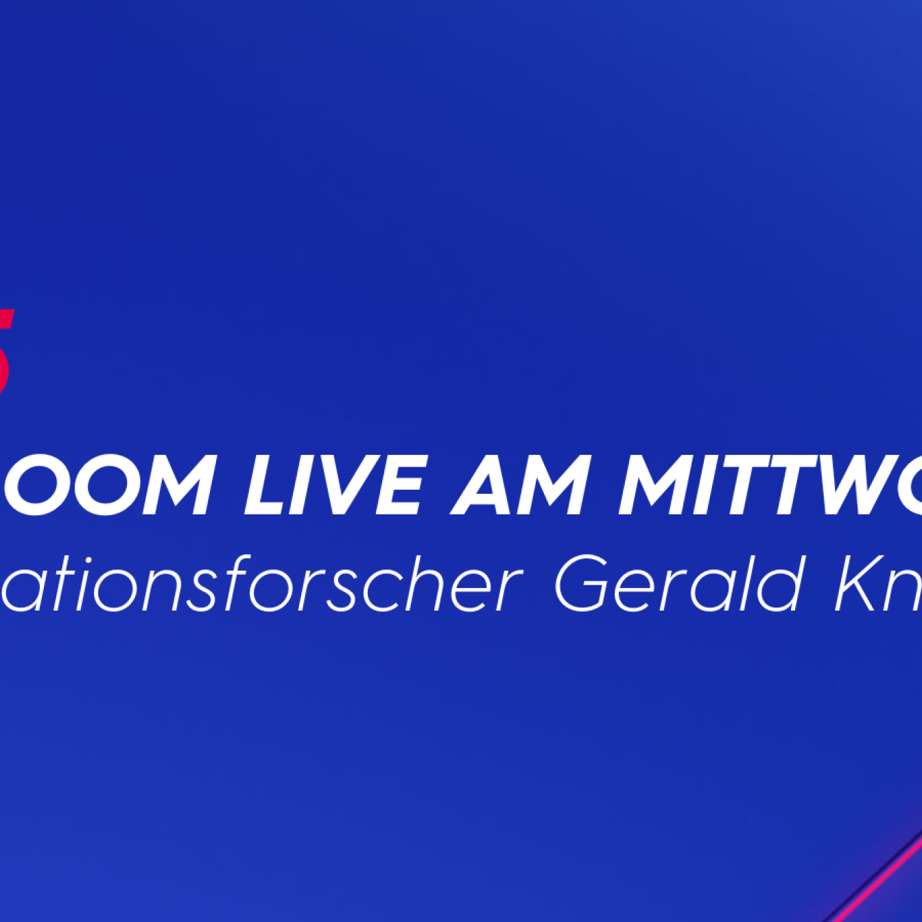 Newsroom Live am Mittwoch mit Migrationsforscher Gerald Knaus