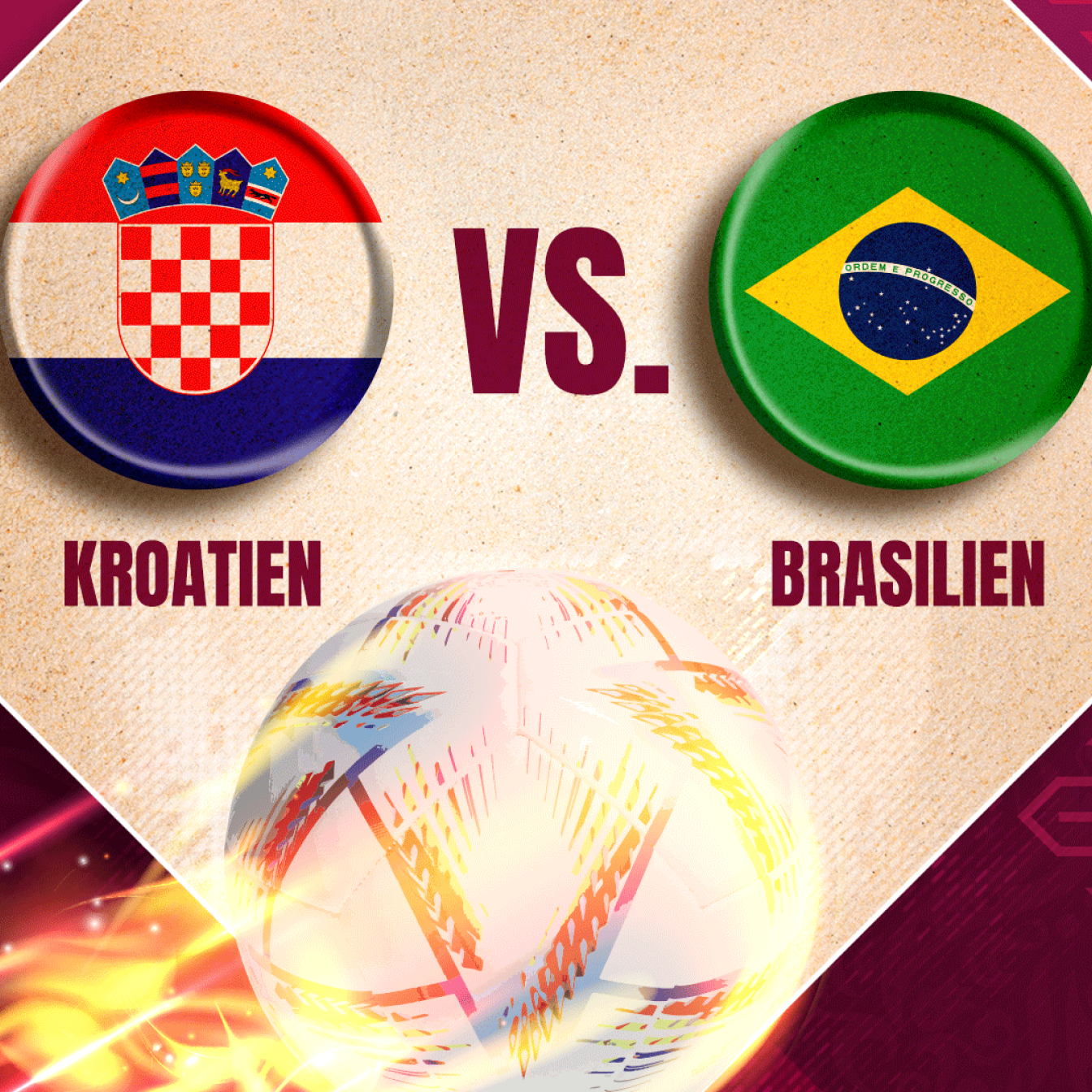 WM-Viertelfinale: Kroatien vs. Brasilien