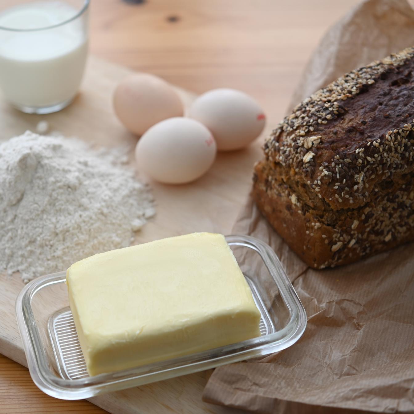 Lebensmittel wie Butter und Mehl wurden deutlich teurer