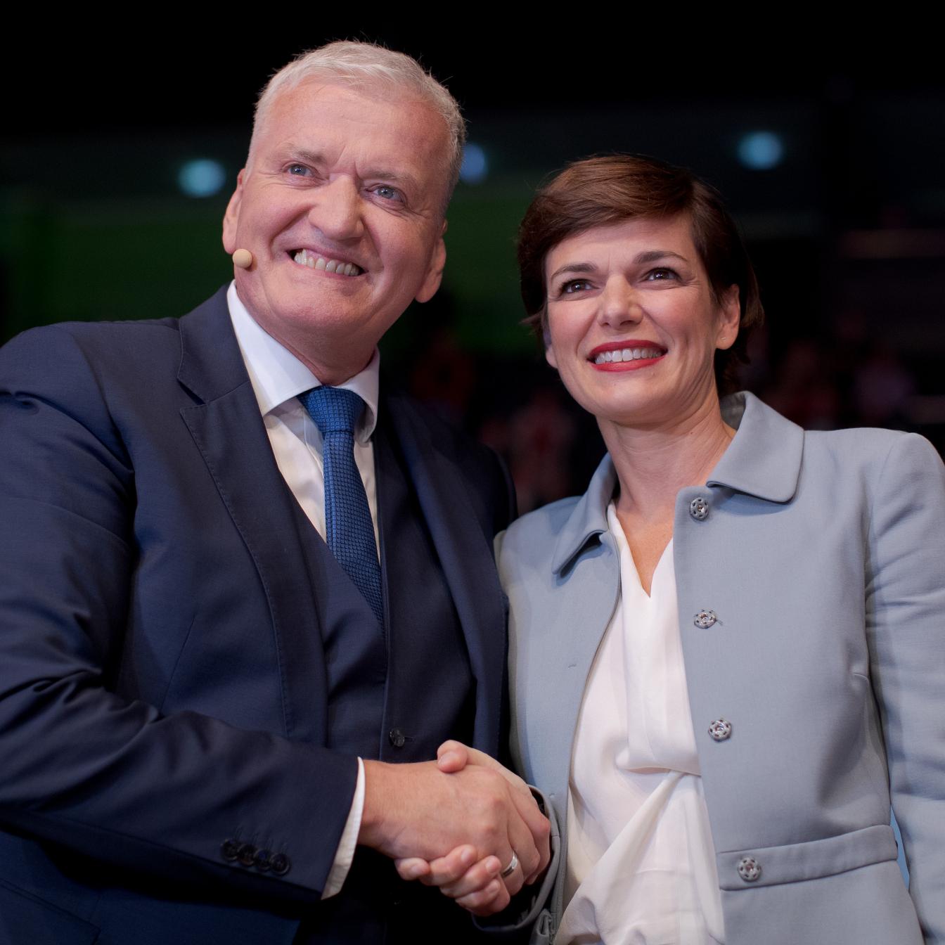 Der niederösterreichische Landeshauptmann-Stellvertreter Franz Schnabl und SPÖ-Chefin Pamela Rendi-Wagner