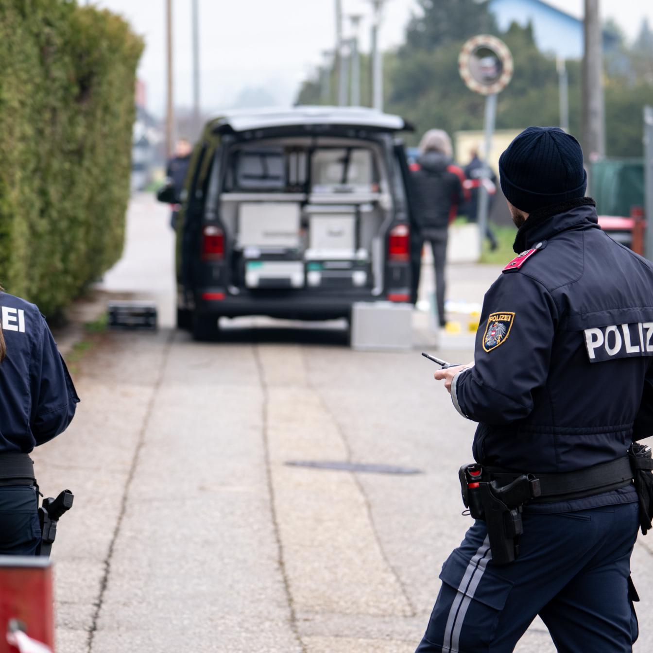Polizei Oberösterreich am Tatort