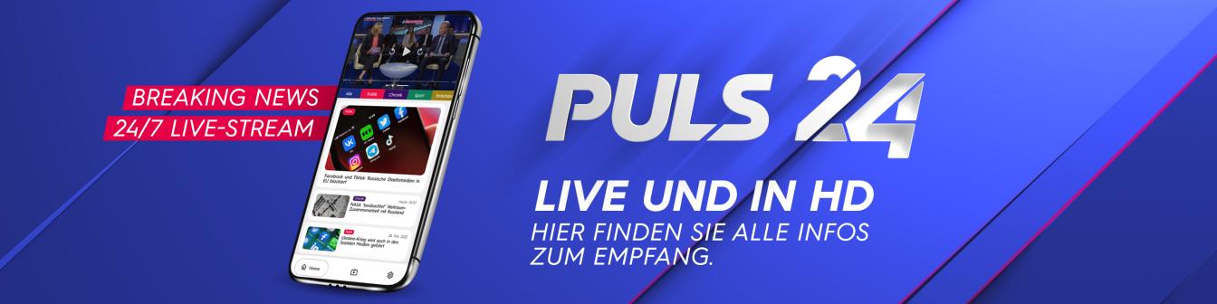 Puls24 Live und in HD Empfangsinformationen