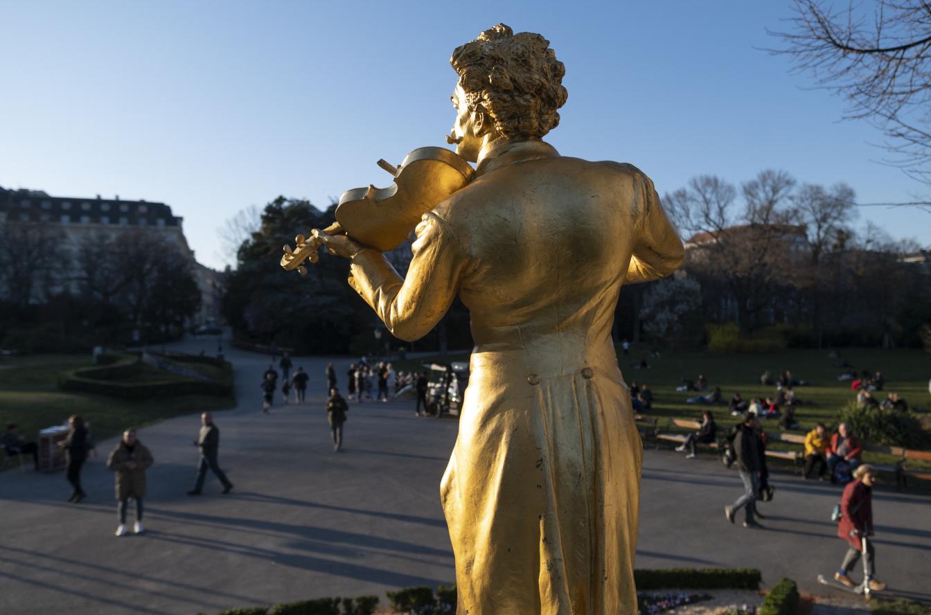 Johann-Strauss-Statue im Wiener Stadtpark