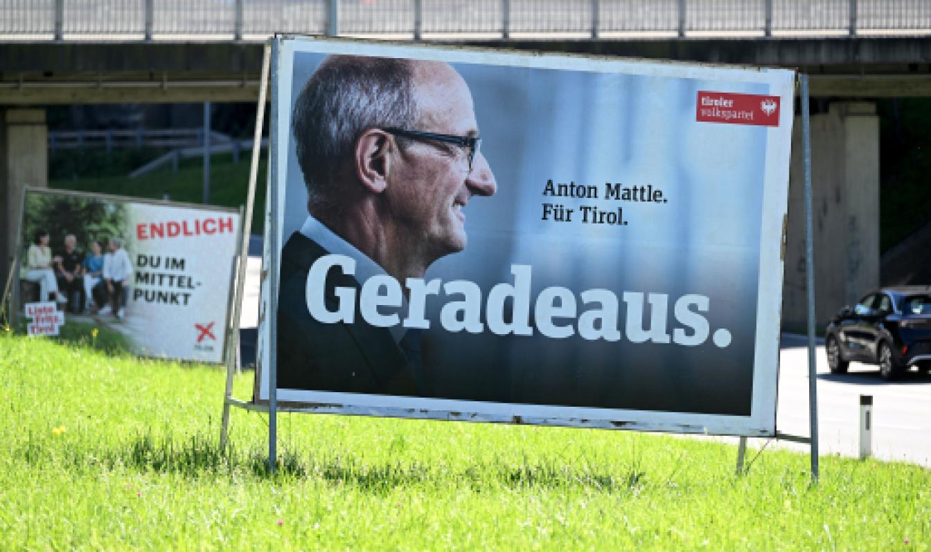 Tirol-Wahlkampf von Anton Mattle