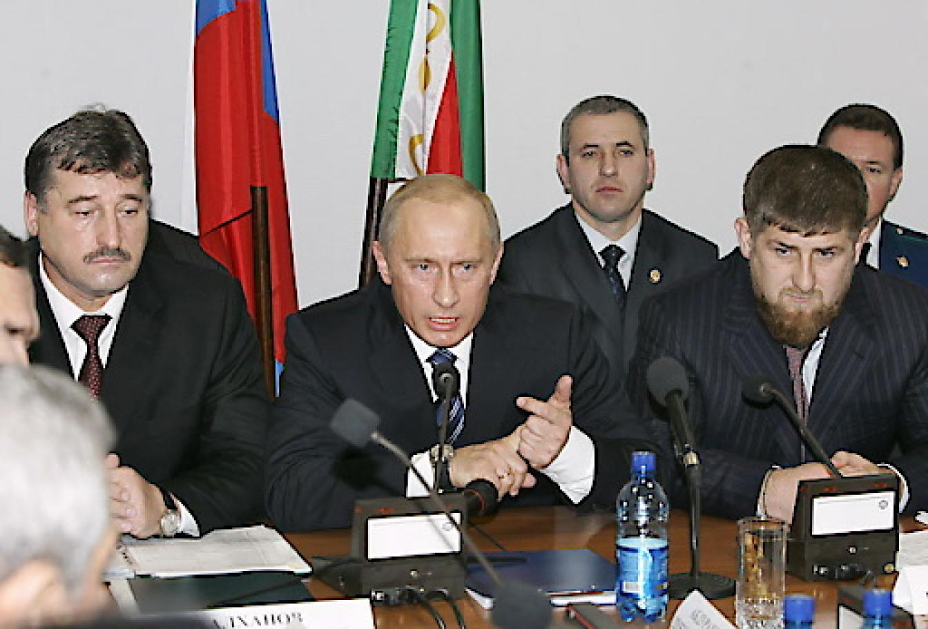 Wladimir Putin und Ramsan Kadyrow