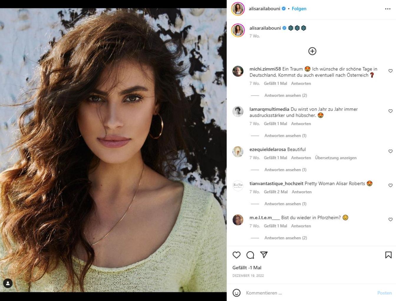 Instagram Alisar Ailbouni