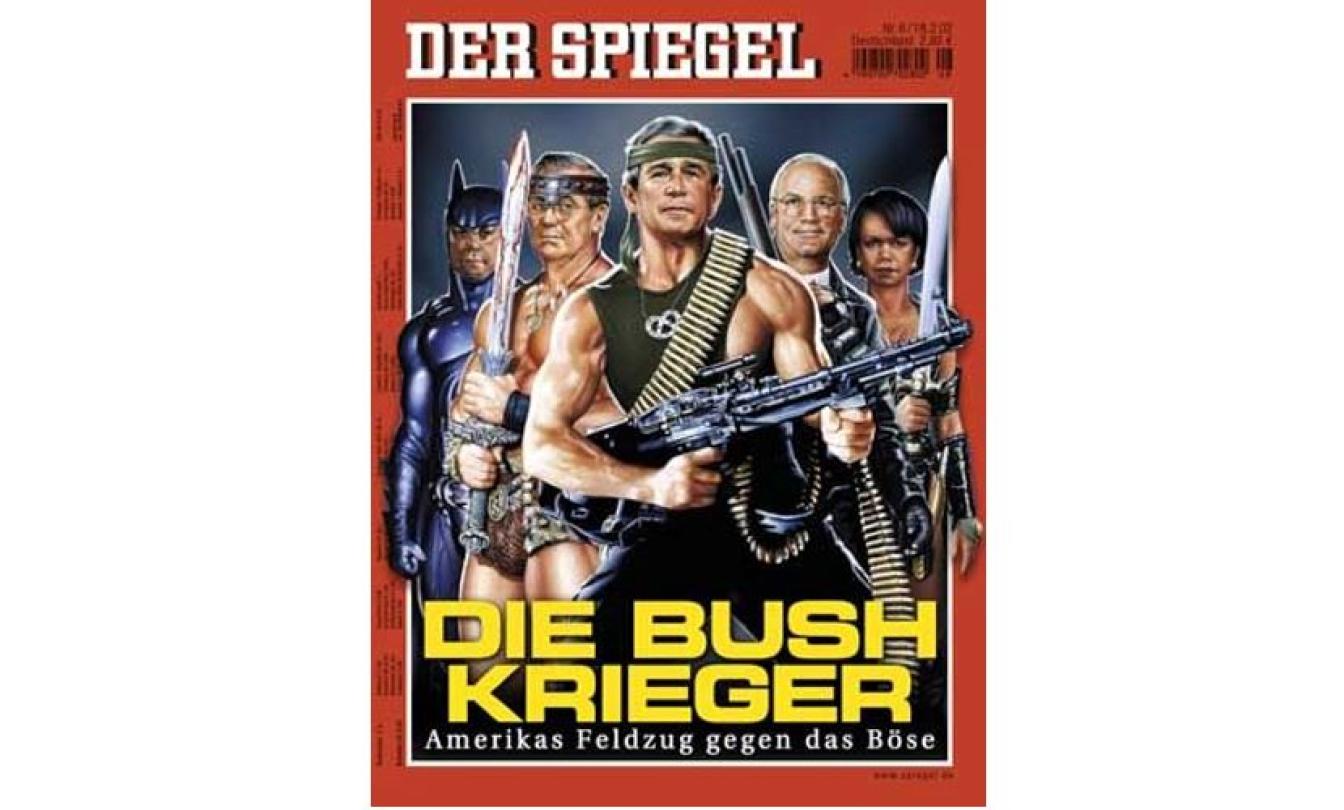 Spiegel-Cover mit "Bush-Kriegern"